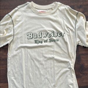 Budweiser White T-Shirt